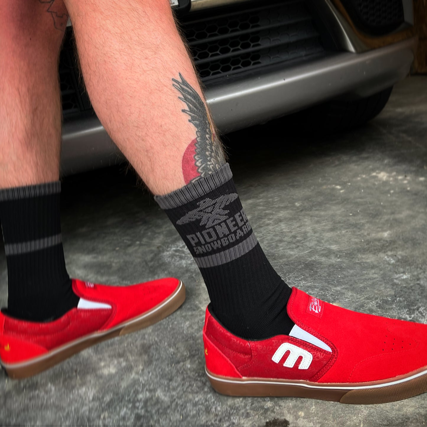 Pioneer Snowboards X Fuel Clothing Crew Socks