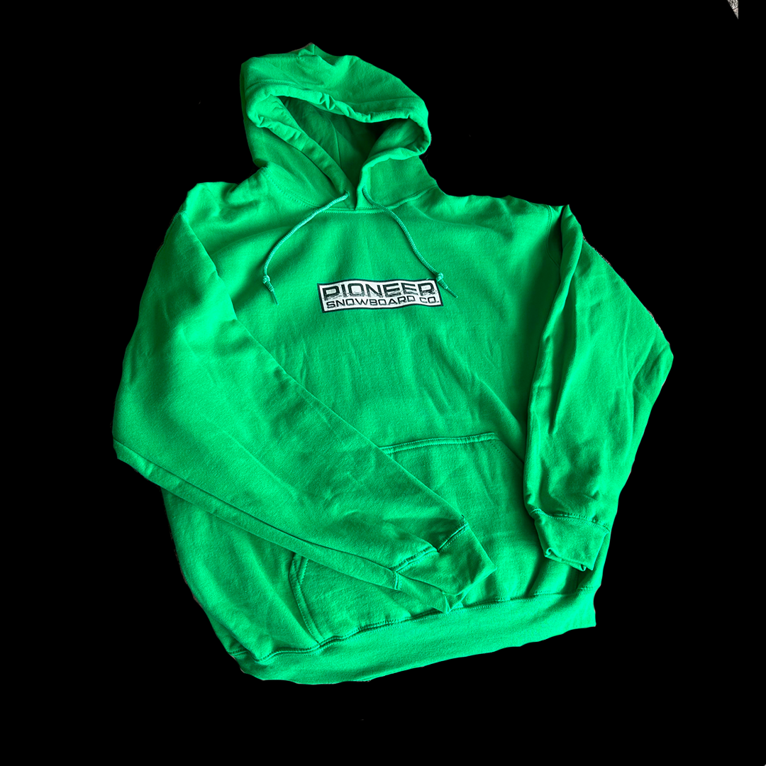 Badge Hoodie - Kelly Green